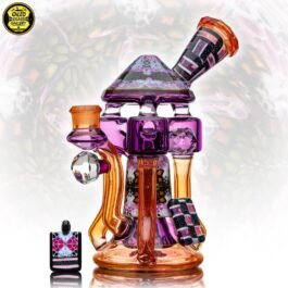 Faceted Triple Chamber Chipstack Millefiori Recycler