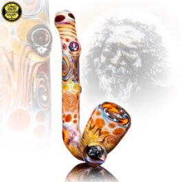 Fumed & Wig Wag Linework Sherlock Pipe