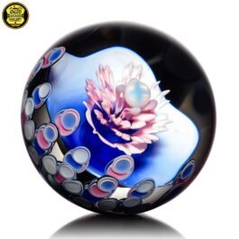 UV Layered Dotstack Flower Implosion Marble