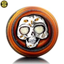 UV Fire Honey Skull Murrine Marble