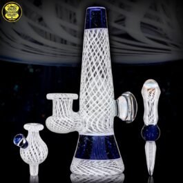 14mm Crushed Opal Retticello Cone Lamp Tube Set