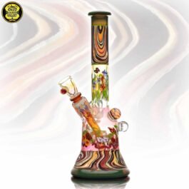 14mm Botanical Millefiori Beaker Tube