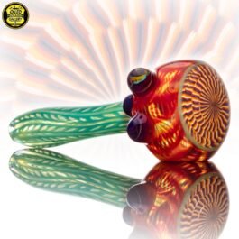 Wrap & Rake Latticino Spoon Pipe