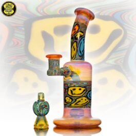 14mm Millefior Wig Wag Banger Hanger Tube