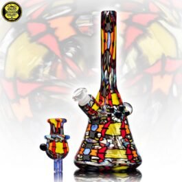 10mm Millefiori Chipstack Beaker Tube