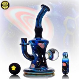 10mm Fumed Puzzle Space Tech Banger Hanger Tube Set