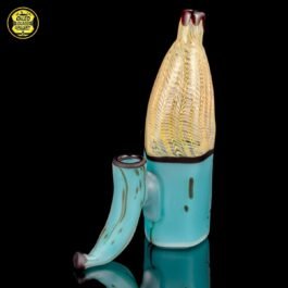 14mm Fumed & Sandblasted Blu-nana Banger Hanger Tube