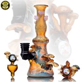 10mm Fumed Fungal Growth Banger Hanger Tube Set