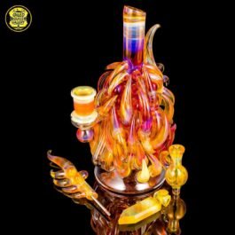 14mm “Primordial Goo-Sol Totem Pt. 3, Industria the Toob” Banger Hanger Tube Set