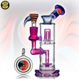 14mm 45x5mm CFL Potion Double Chamber Banger Hanger Tube Set