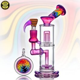 14mm 45x5mm Star Gazer Double Chamber Banger Hanger Tube Set