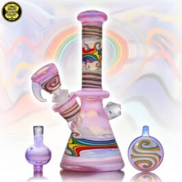 14mm Rainbow Wig Wag Beaker Tube
