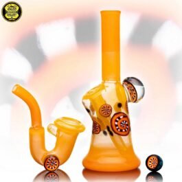 10mm Millefiori Orange Mini Tube and Sherlock set
