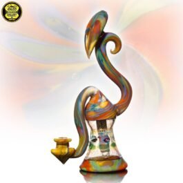 10mm Fumed Millefiori Acrylic Bubbler Tube
