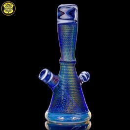 14mm UV Fumed Bubbletrap Cobalt Beaker Tube