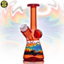 10mm Rainbow Wig Wag Mini Pomegranate Tube