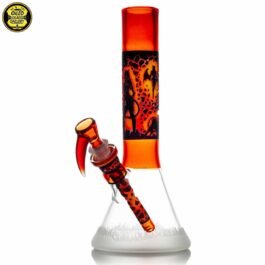 14mm “Magma Succubus” UV Carved Beaker tube