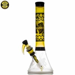 14mm “Wu- Tang Clan” Carved Beaker Tube