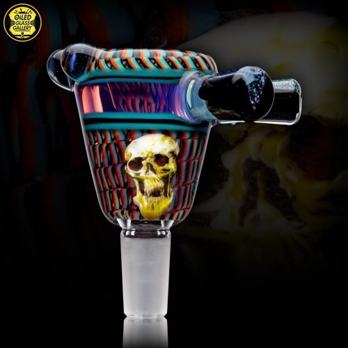 Conversion-X-Stephen-Boehme-Royal-Jelly-Skull-Lighter-Millie-UV-Coil-14mm-Slide-2
